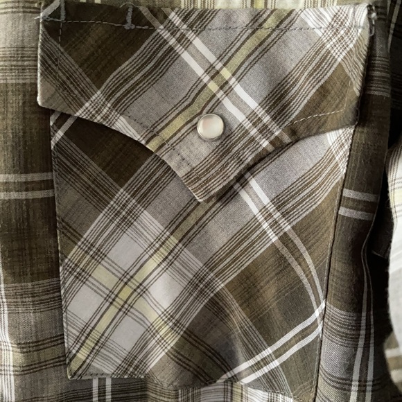 Vintage Ely Cattlemen L Pearl Snap Long Sleeve Button up. Western Shirt Size L - Picture 4 of 5